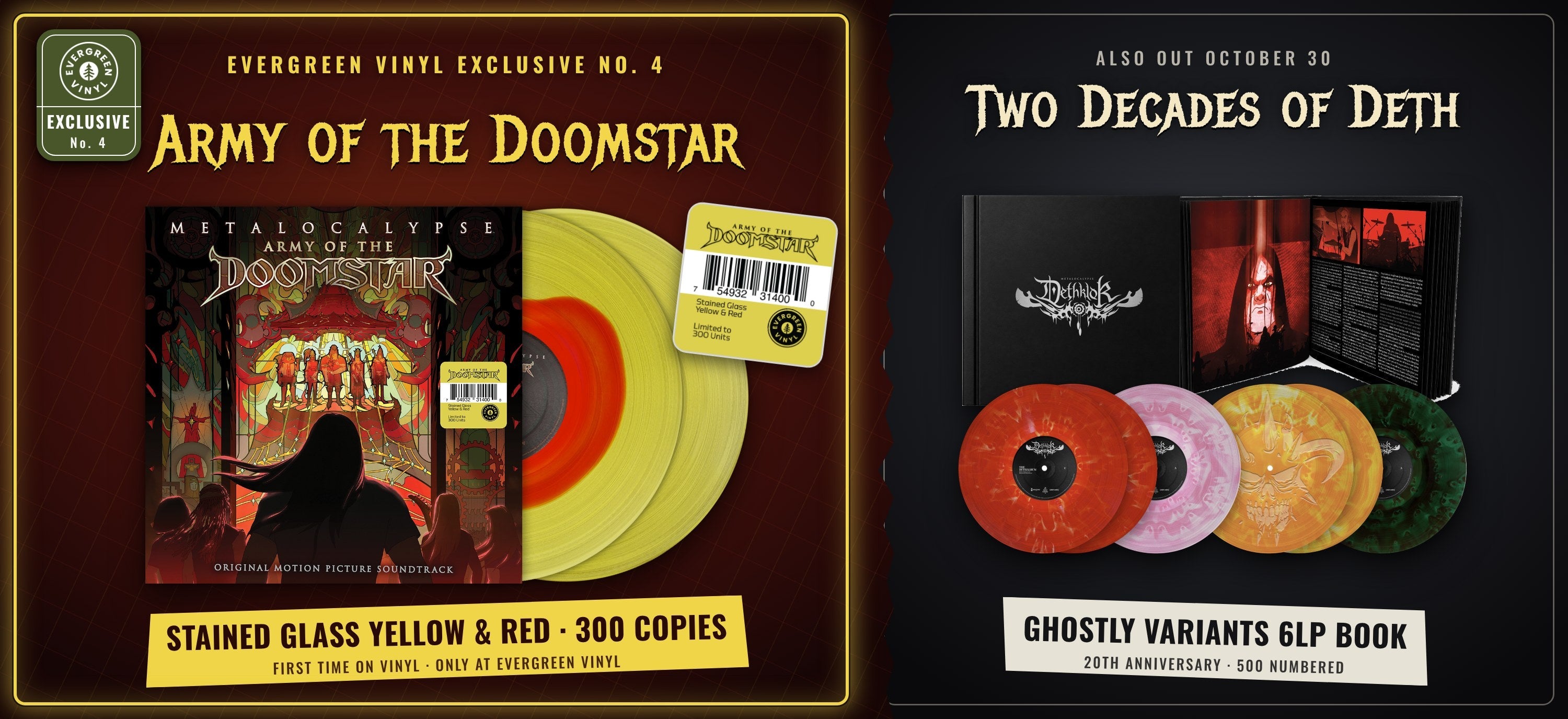 Dethklok – Army of the Doomstar on Vinyl | Evergreen Vinyl Exclusive