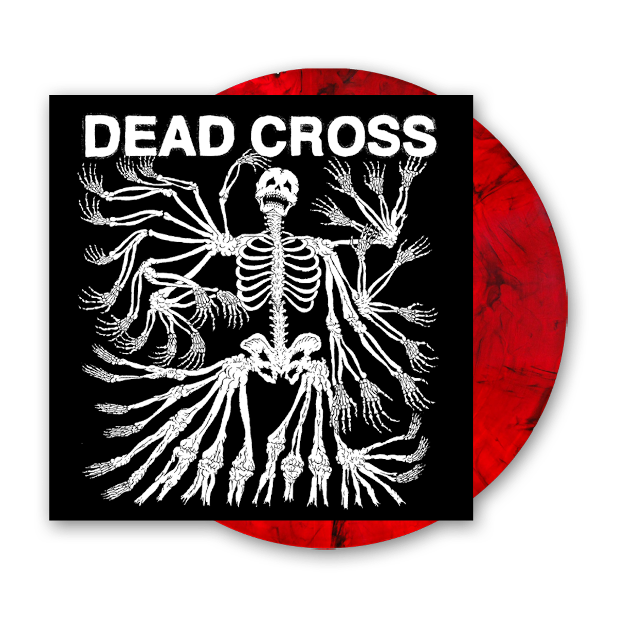 Dead Cross - Dead Cross (Red With Black Swirl Vinyl) Vinyl > LP Ipecac Recordings NEW NEW