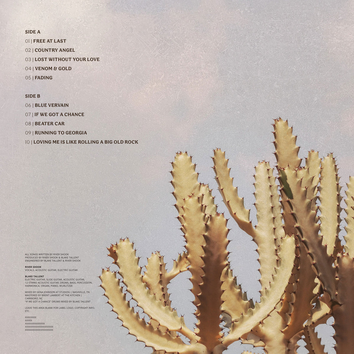 River Shook - River Shook (Indie Exclusive Gold Nugget Vinyl) Vinyl > LP Blackberry River