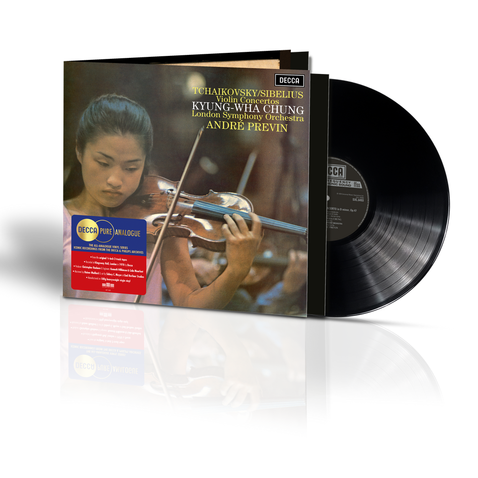 Kyung-Wha Chung / London Symphony Orchestra / André Previn - Tchaikovsky & Sibelius: Violin Concertos (Decca Pure Analogue Series) Vinyl > LP Decca NEW NEW