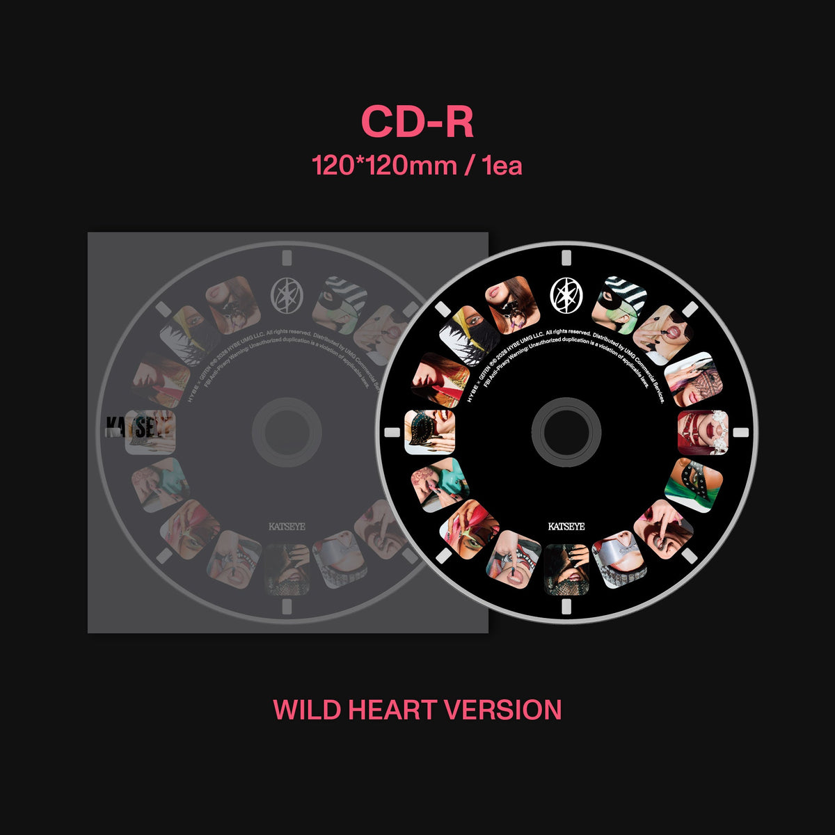 KATSEYE - WILD (Wild Heart Version CD) CD Geffen Records
