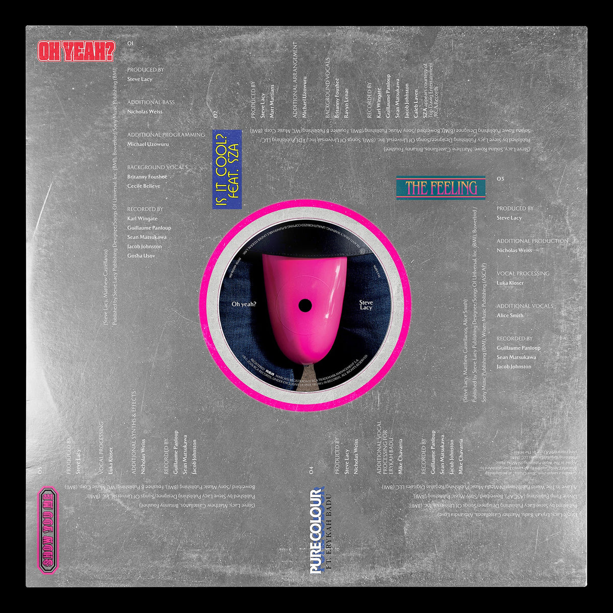 Steve Lacy - Oh Yeah? (Gray Vinyl) Vinyl Rca