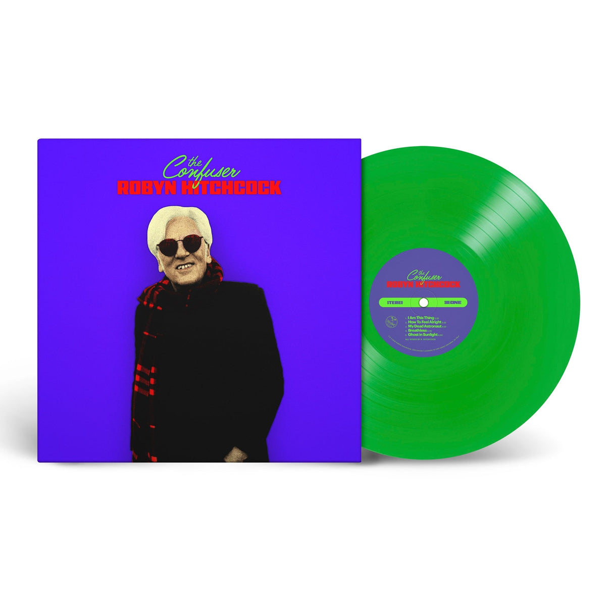 Robyn Hitchcock - The Confuser (Lime Green Vinyl) Vinyl > LP Glowing Green Frog NEW NEW