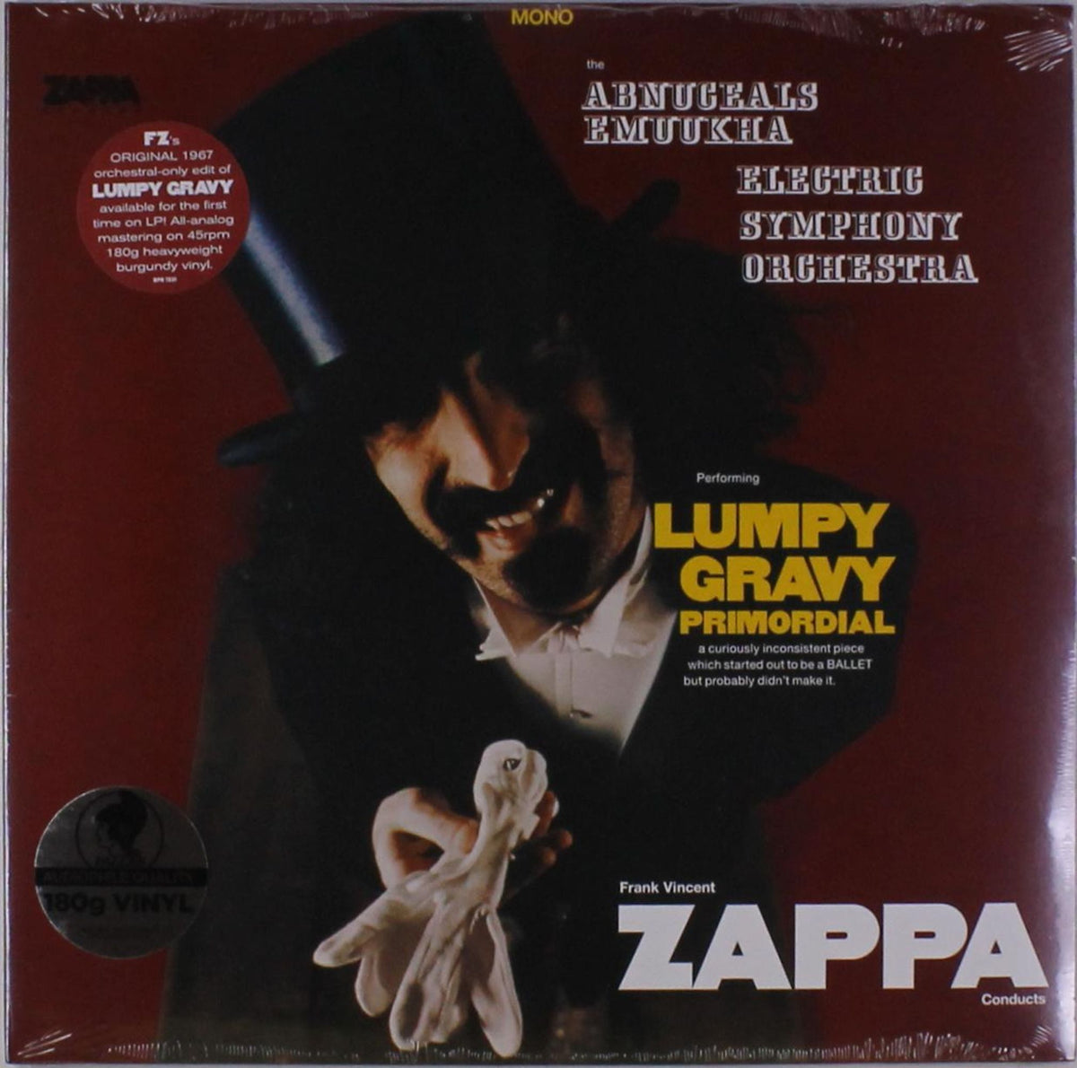 Frank Zappa - Lumpy Gravy: Primordial (Burgundy Vinyl) Vinyl > LP Zappa Records NEW NEW