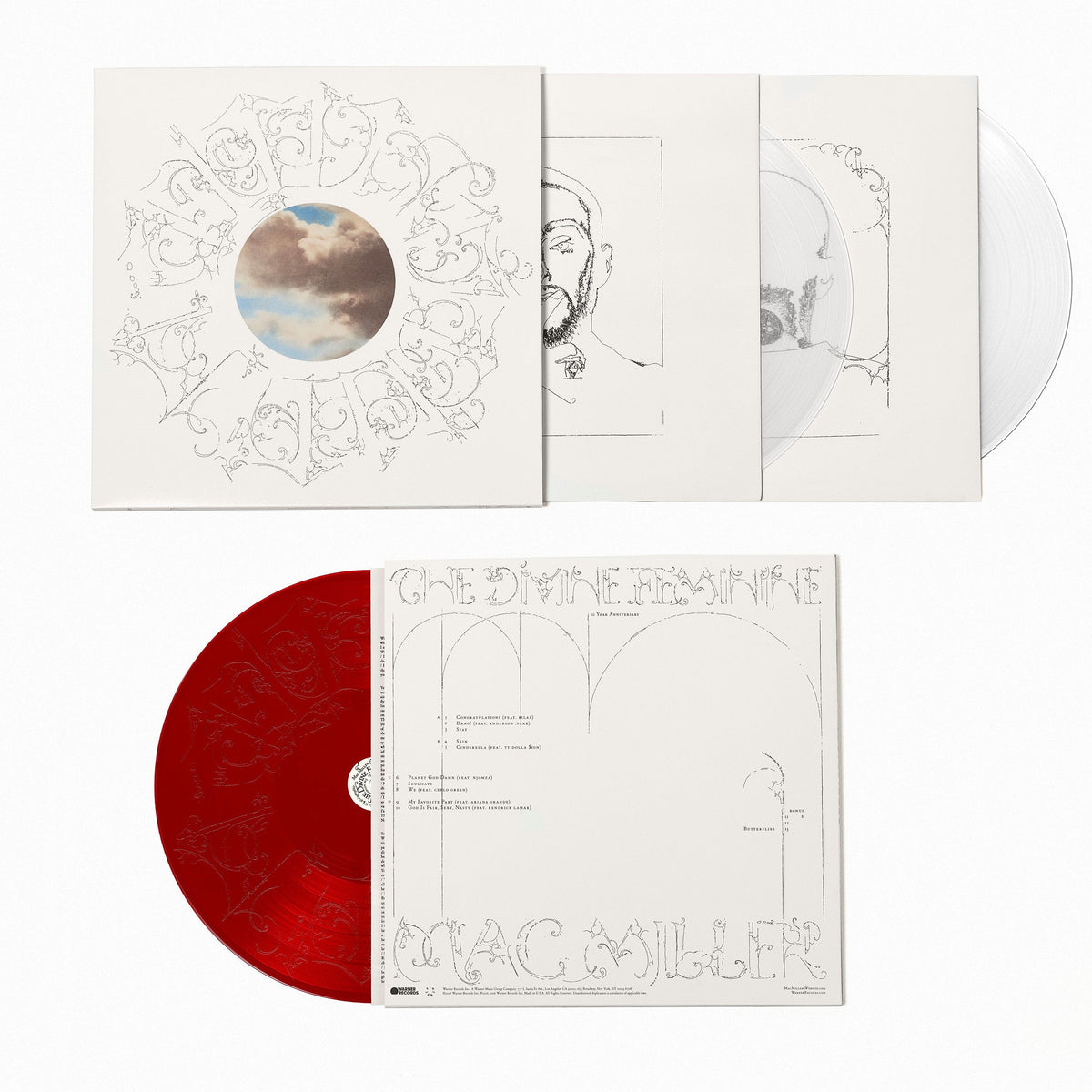 Mac Miller - The Divine Feminine (Indie Exclusive Milky Clear & Ruby Vinyl)