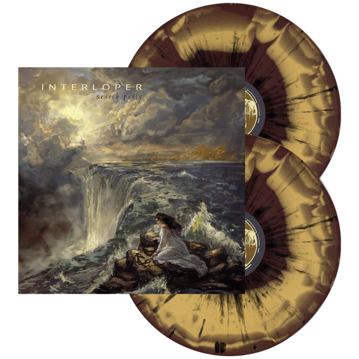 Interloper - Search Party (Mustard & Brown Swirl With Black Splatter Vinyl) Vinyl > LP Nuclear Blast NEW NEW