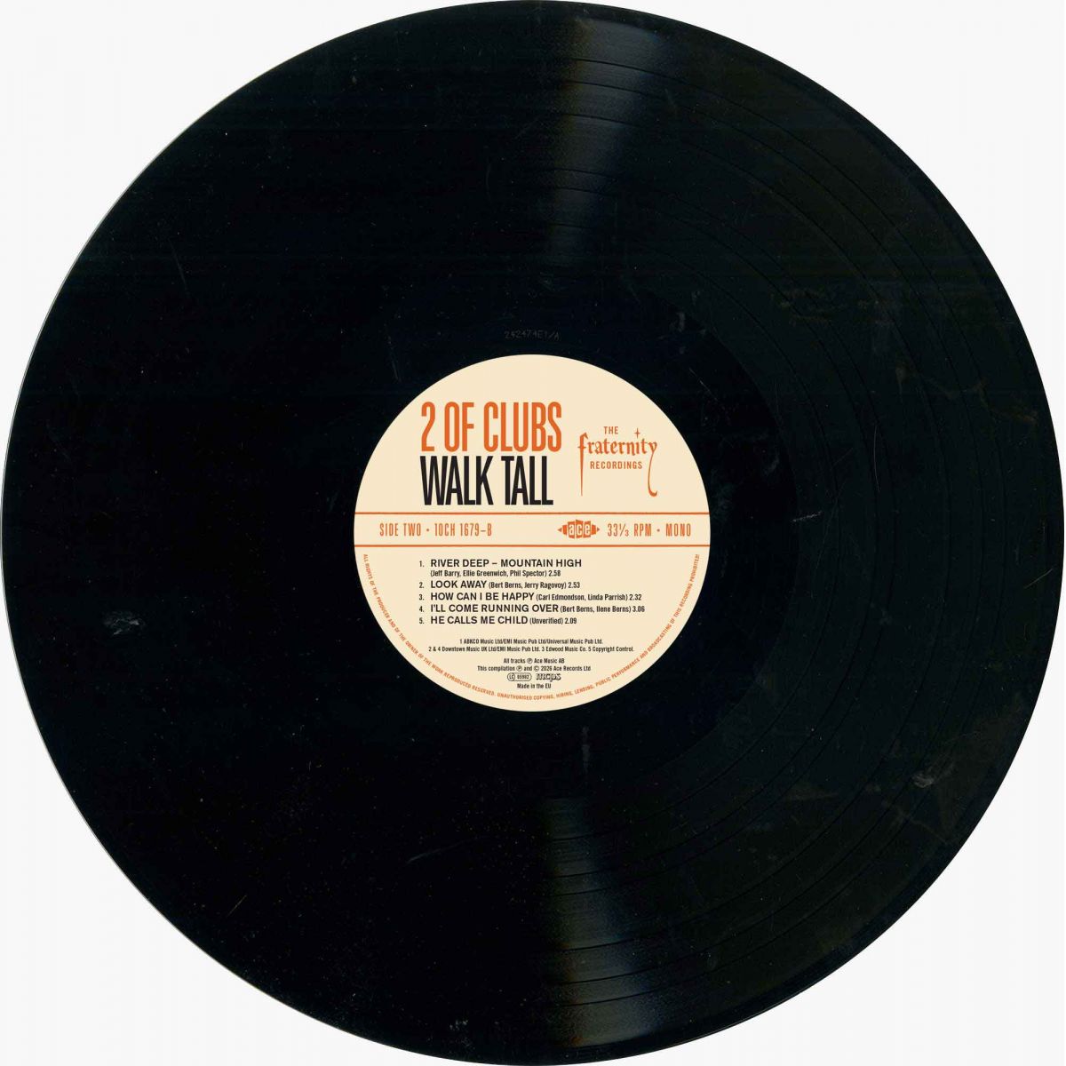 2 Of Clubs - Walk Tall: The Fraternity Recordings (Vinyl) Vinyl > 10-inch Ace Records