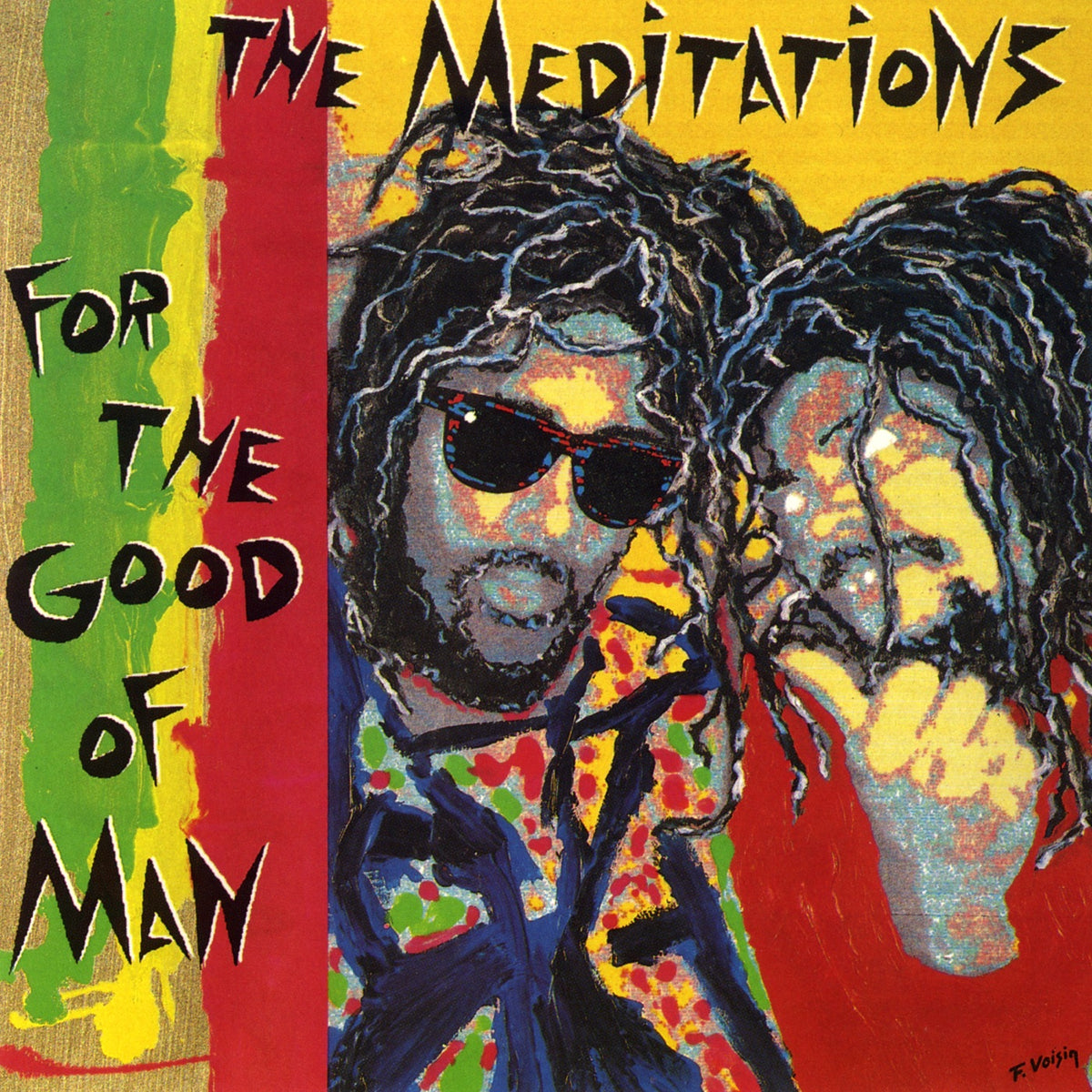 The Meditations - For The Good Of Man (1988) Vinyl > LP Heartbeat Records NM VG+