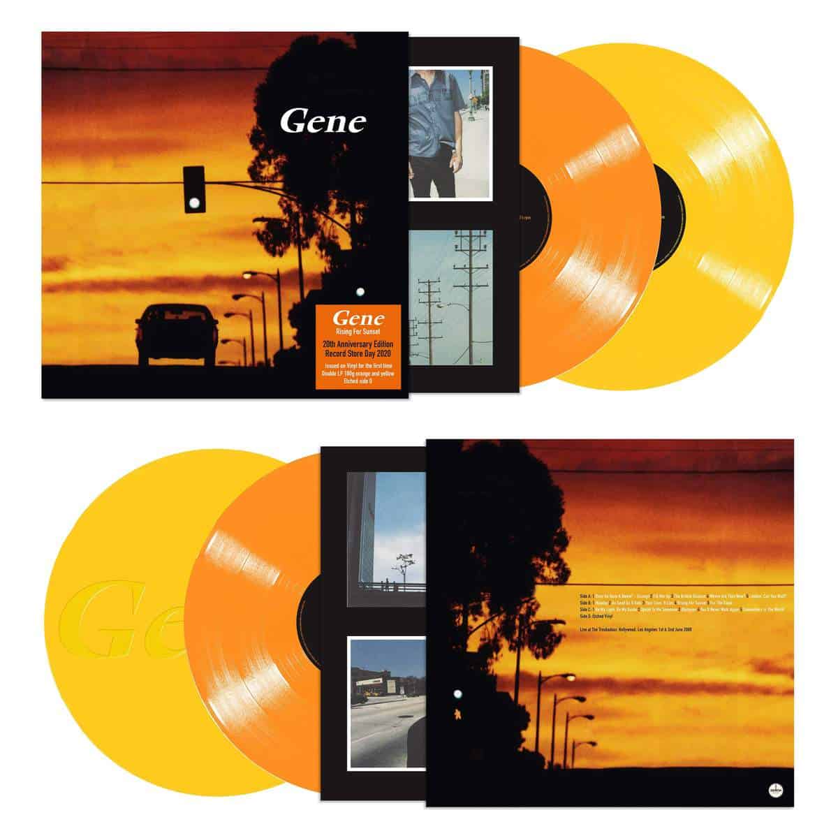 Gene - Rising For Sunset (Orange & Yellow Vinyl) Vinyl > LP Demon Records NEW NEW