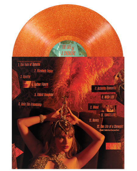 Taylor Swift - The Life of a Showgirl (Portofino Orange Glitter Vinyl) Vinyl > LP Republic Records