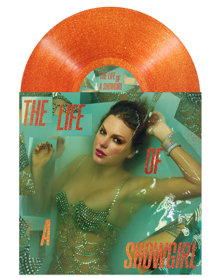 Taylor Swift - The Life of a Showgirl (Portofino Orange Glitter Vinyl) Vinyl > LP Republic Records NEW NEW