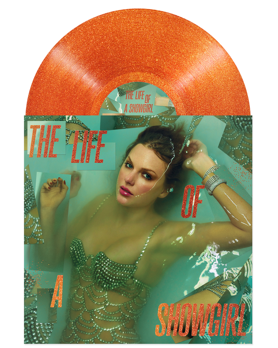 Taylor Swift - The Life of a Showgirl (Portofino Orange Glitter Vinyl) Vinyl > LP Republic Records NEW NEW