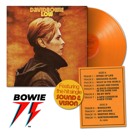 David Bowie - Low (Indie Exclusive Orange Vinyl) Vinyl > LP Parlophone NEW NEW