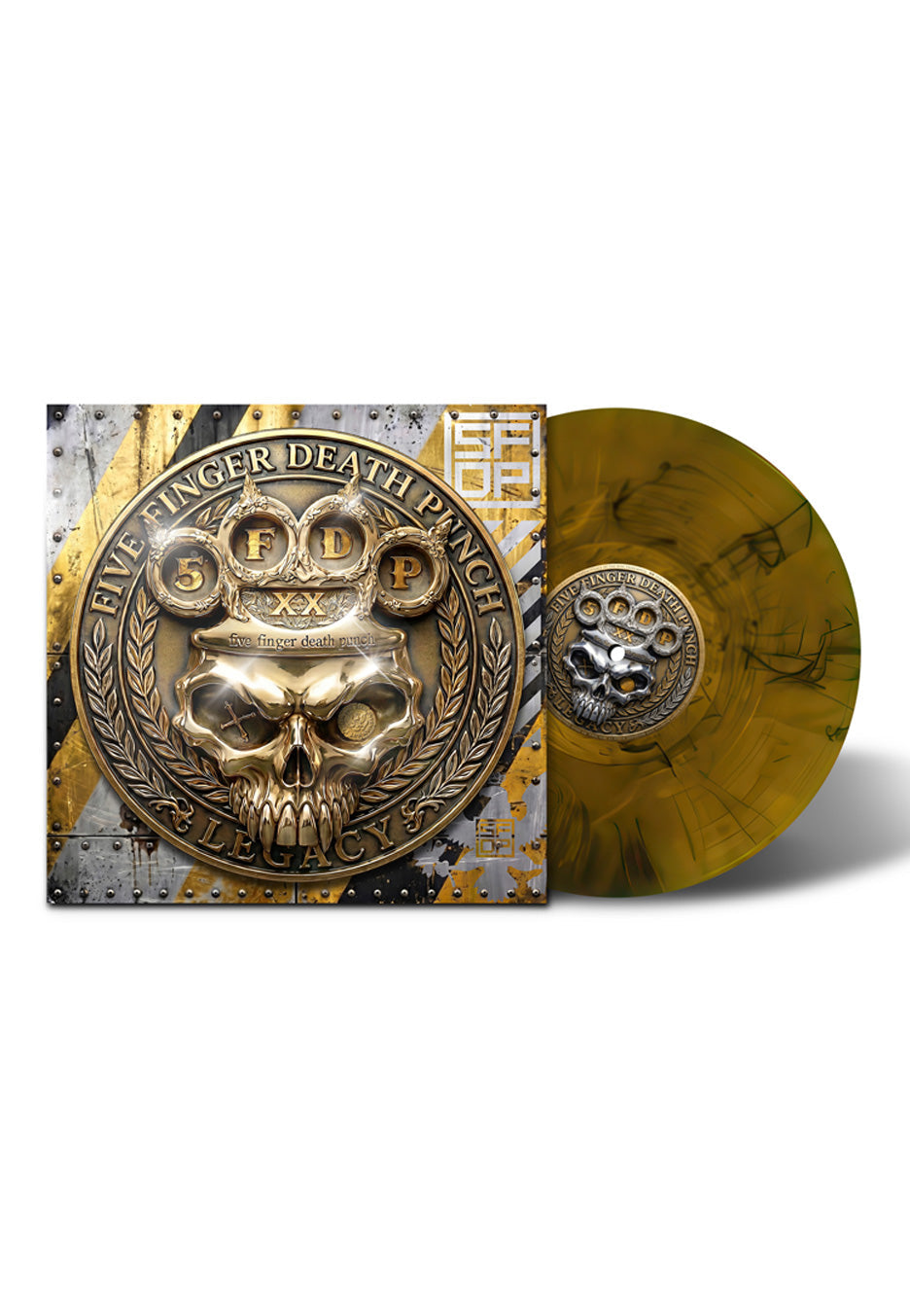Five Finger Death Punch - Legacy (Indie Exclusive Amber Wave Vinyl)