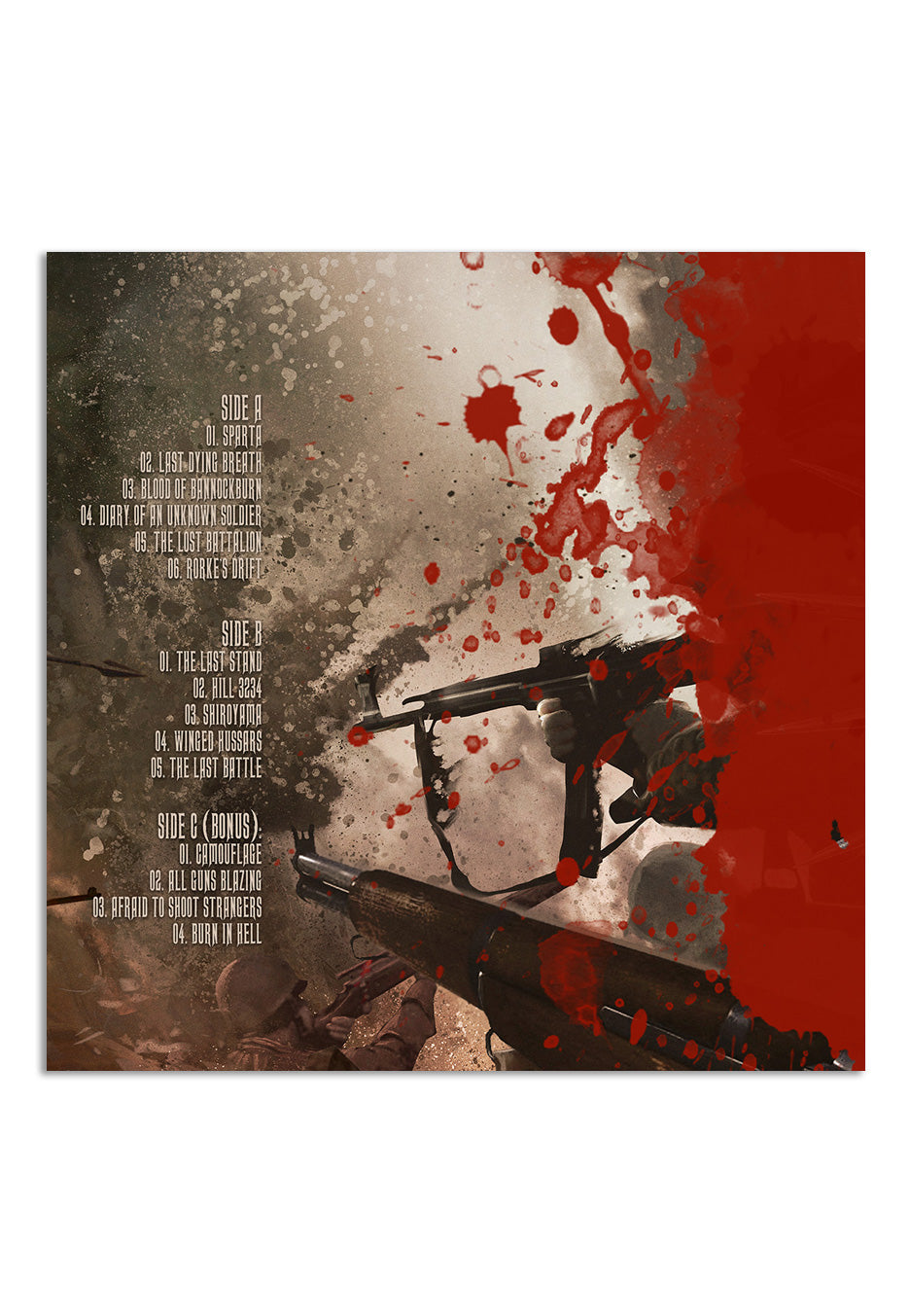 Sabaton - The Last Stand (Bloodstone Marbled & Spartan Sunset Splatter Vinyl) Vinyl > LP Nuclear Blast