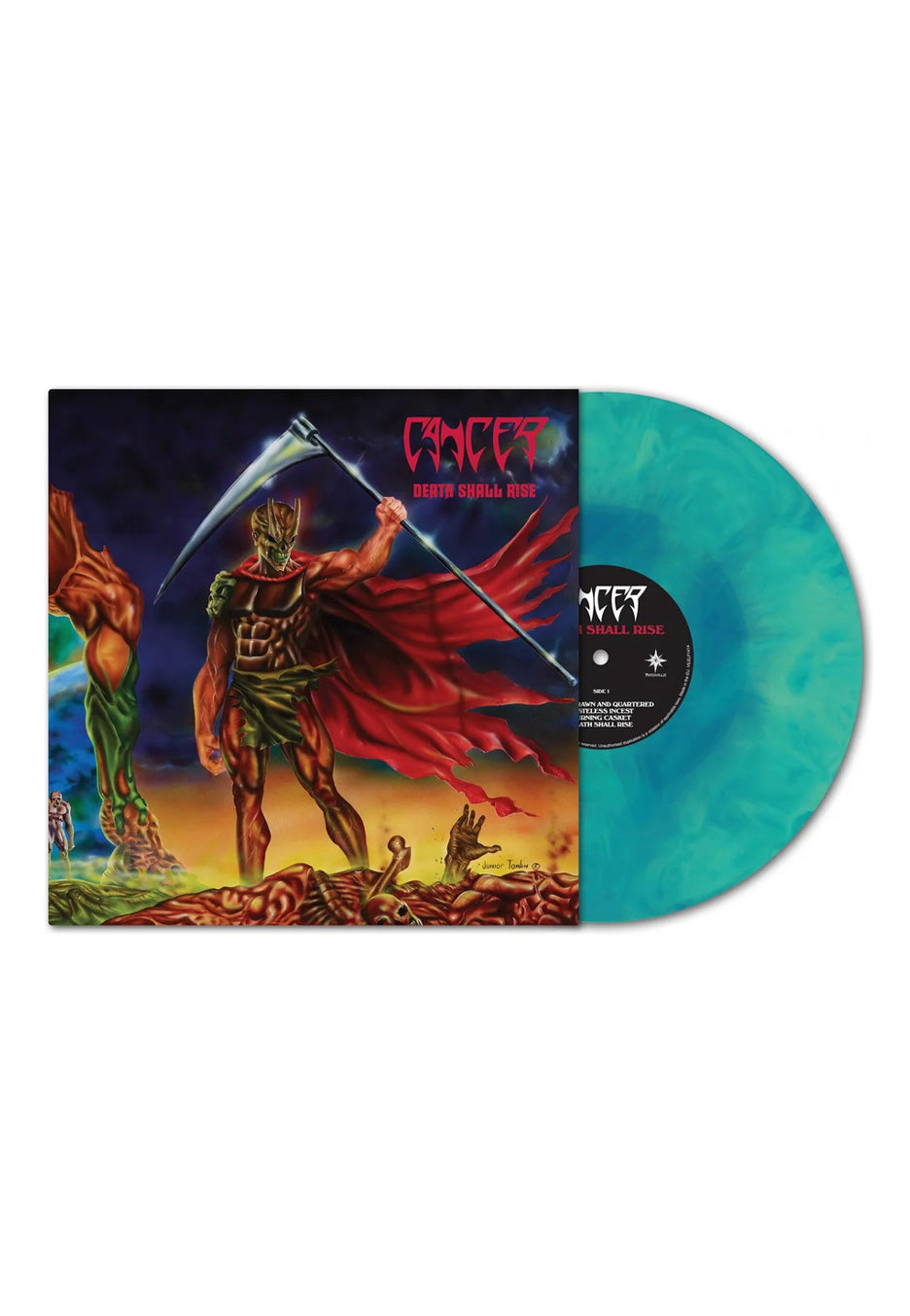 Cancer - Death Shall Rise (Blue Marble 35th Anniversary Vinyl) Vinyl Peaceville
