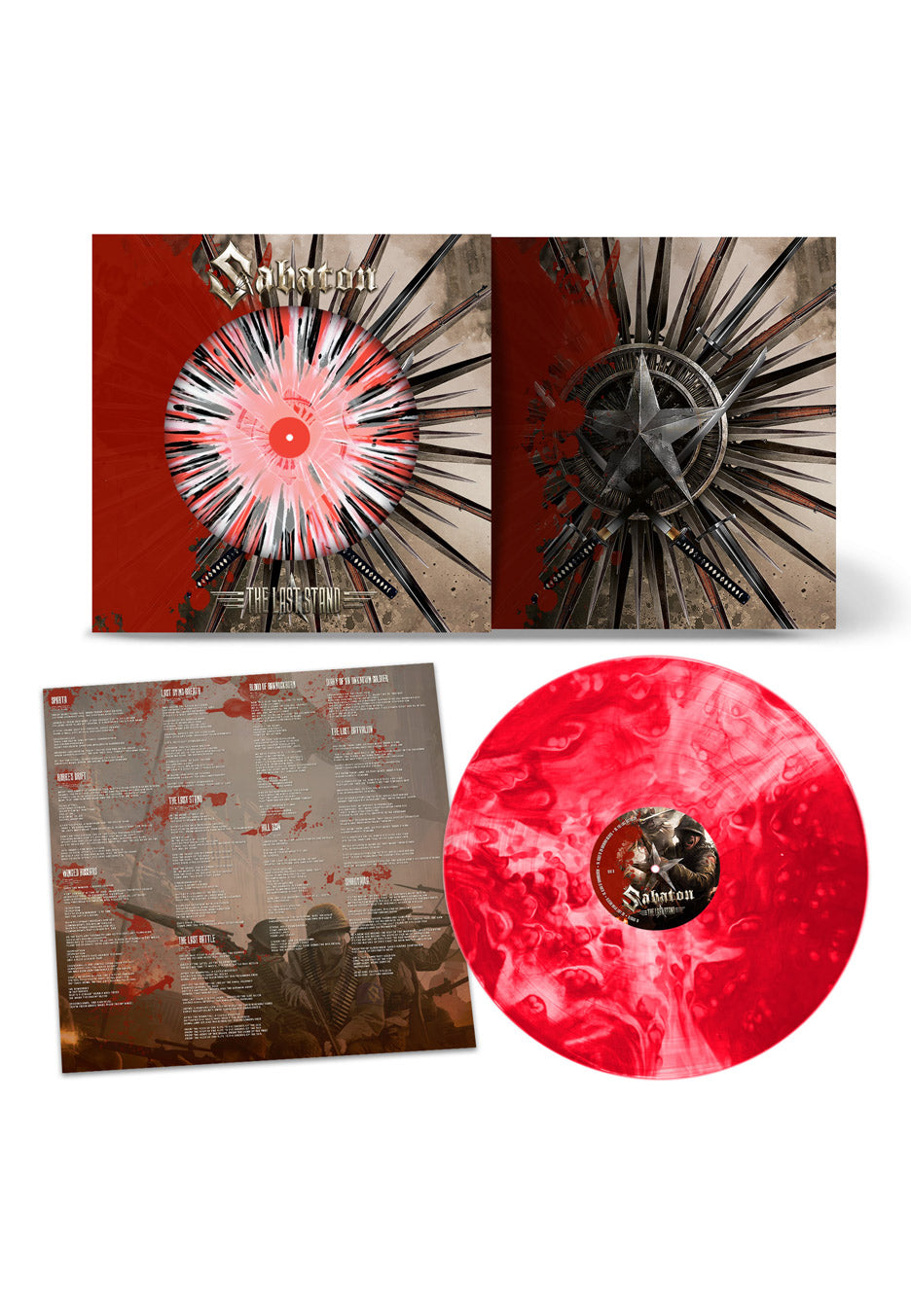 Sabaton - The Last Stand (Bloodstone Marbled & Spartan Sunset Splatter Vinyl) Vinyl > LP Nuclear Blast NEW NEW