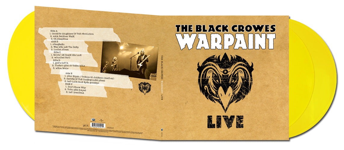 The Black Crowes - Warpaint Live (Yellow Vinyl)