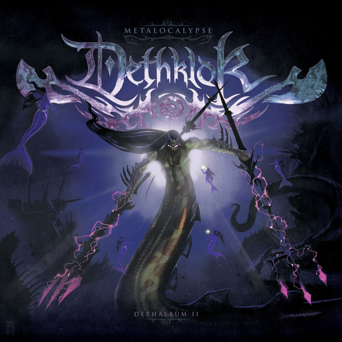 Dethklok - Dethalbum II (Cyborg Slayer Swirl Vinyl) Vinyl > LP Artist Friendly Media Co.