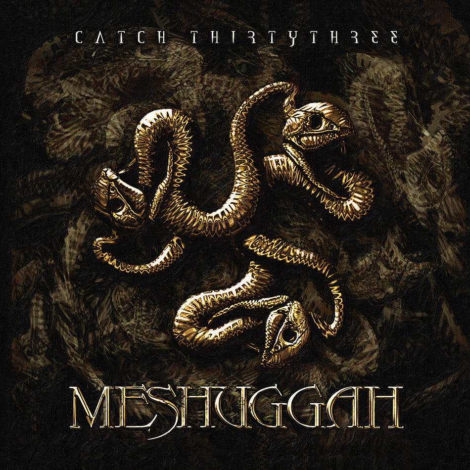 Meshuggah - Catch Thirtythree (Gold & White Marble 20th Anniversary Vinyl) Vinyl > LP Reigning Phoenix Mus