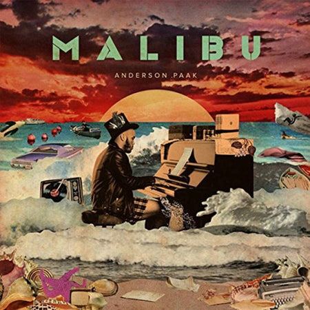 Anderson .Paak - Malibu (Orange with White Splatter Vinyl) Vinyl > LP OBE
