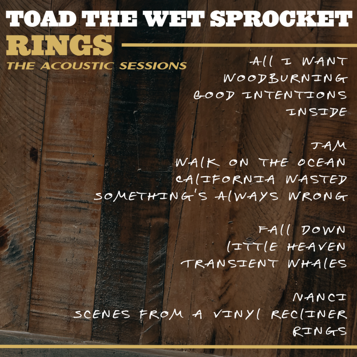 Toad The Wet Sprocket - Rings: The Acoustic Sessions (Brown & Black Marble Vinyl)