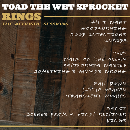 Toad The Wet Sprocket - Rings: The Acoustic Sessions (Brown & Black Marble Vinyl)