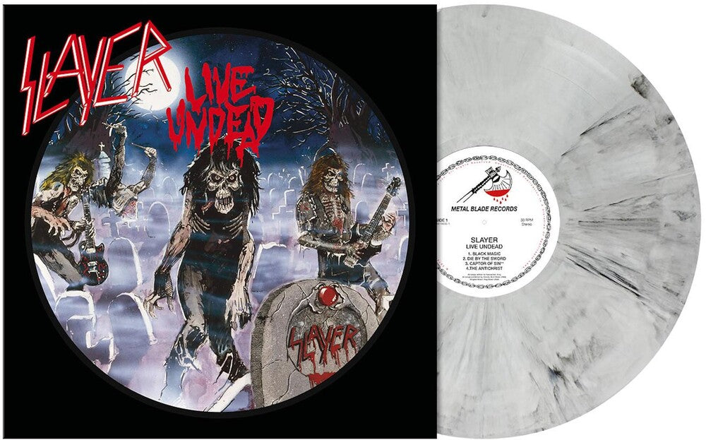 Slayer - Live Undead (Grey & Black Marble Vinyl) Vinyl > LP Metal Blade Records NEW NEW