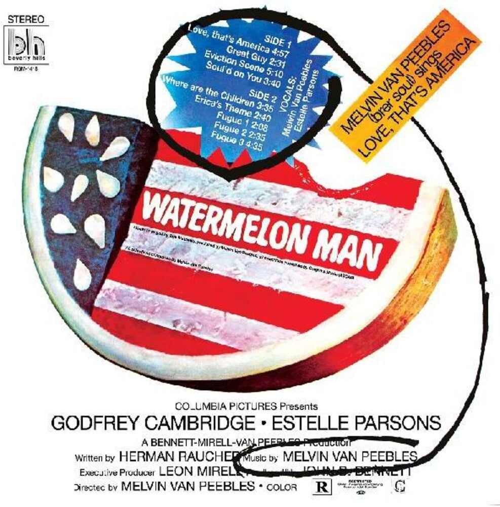 Melvin Van Peebles - Watermelon Man (Original Soundtrack) (Green Watermelon Skin Vinyl) Vinyl > LP Real Gone Music NEW NEW