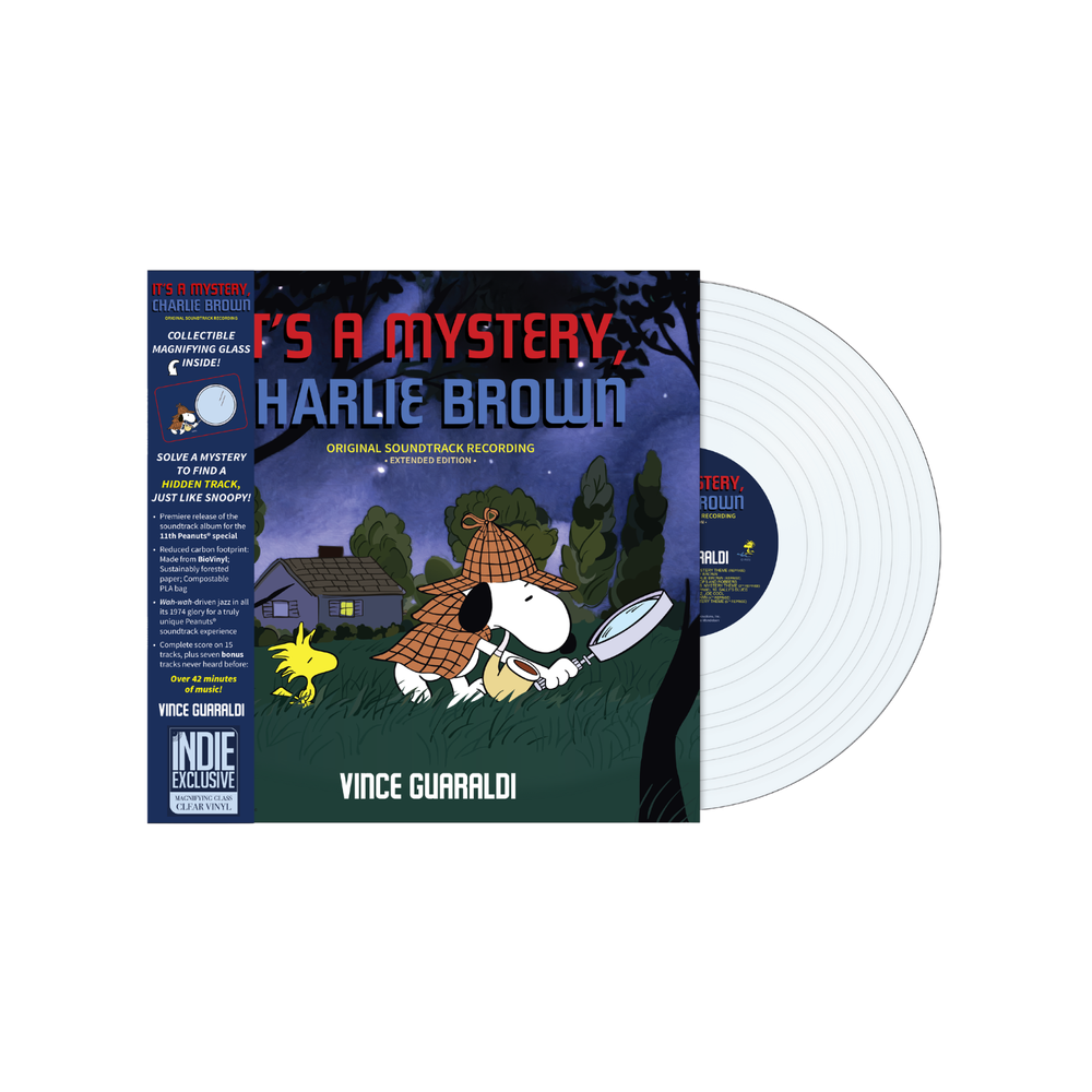 [PREORDER] Vince Guaraldi - It's a Mystery, Charlie Brown Preorder Lee Mendelson Film Productions 2026 / US / Indie Exclusive Clear Vinyl LP / Lee Mendelson Film Productions NEW NEW