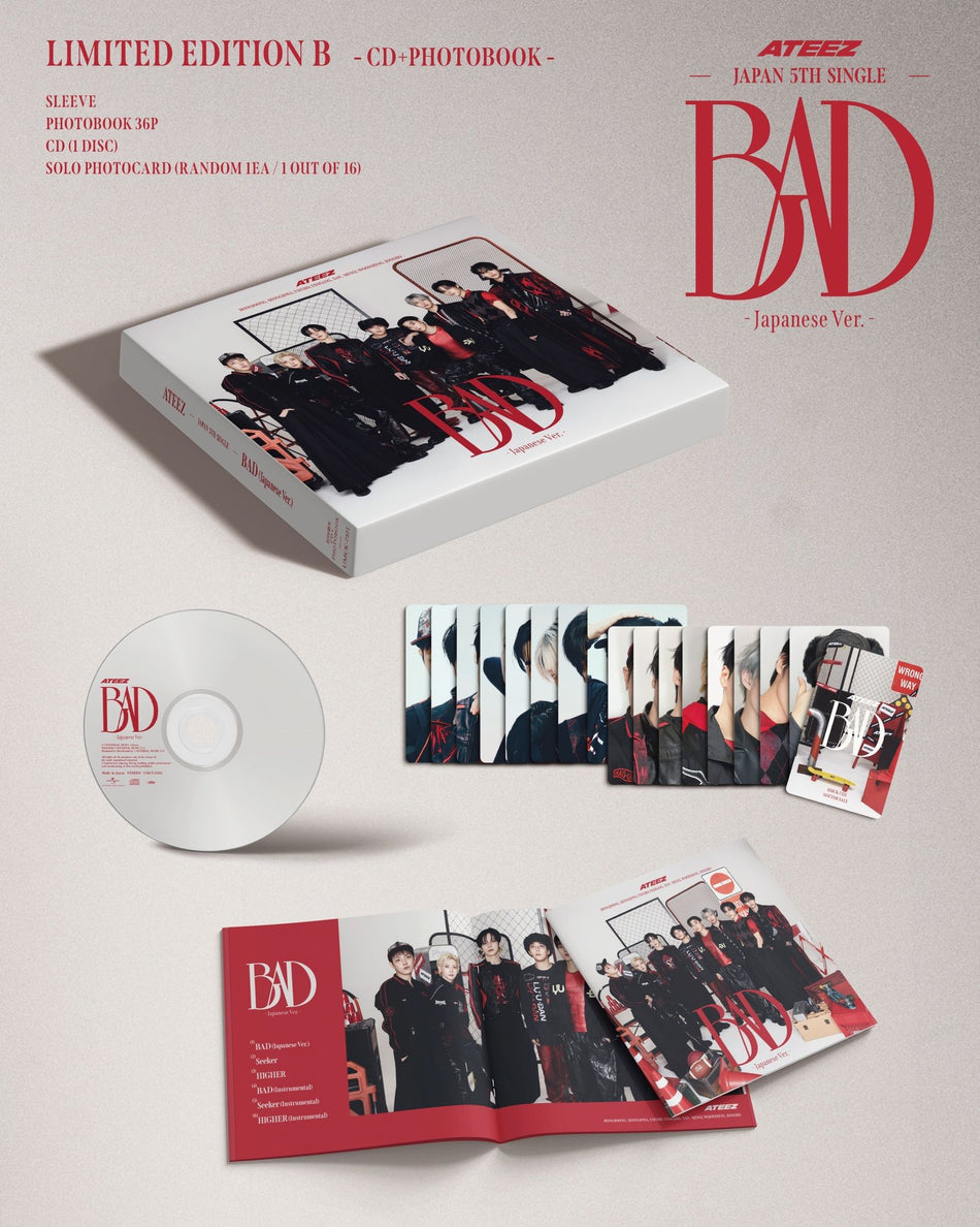 Ateez - Bad (Japanese Ver.) (Limited Edition B CD)