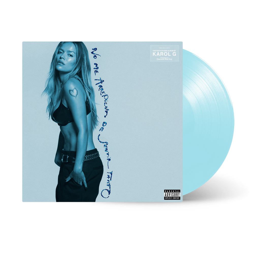 Karol G - NO ME ARREPIENTO DE SENTIR TANTO (Clearwater Blue Vinyl) Vinyl > LP Interscope Records NEW NEW