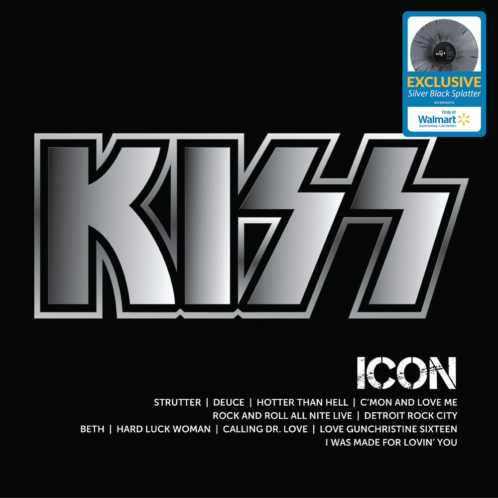 KISS - Icon (Silver & Black Splatter Vinyl) Vinyl > LP Mercury NEW NEW