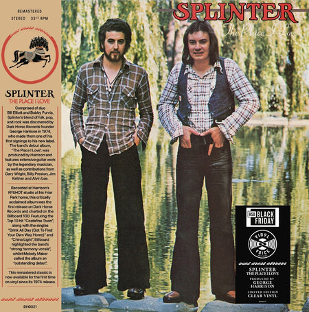 Splinter - The Place I Love (Clear Vinyl) Vinyl > LP Dark Horse Records NEW NEW