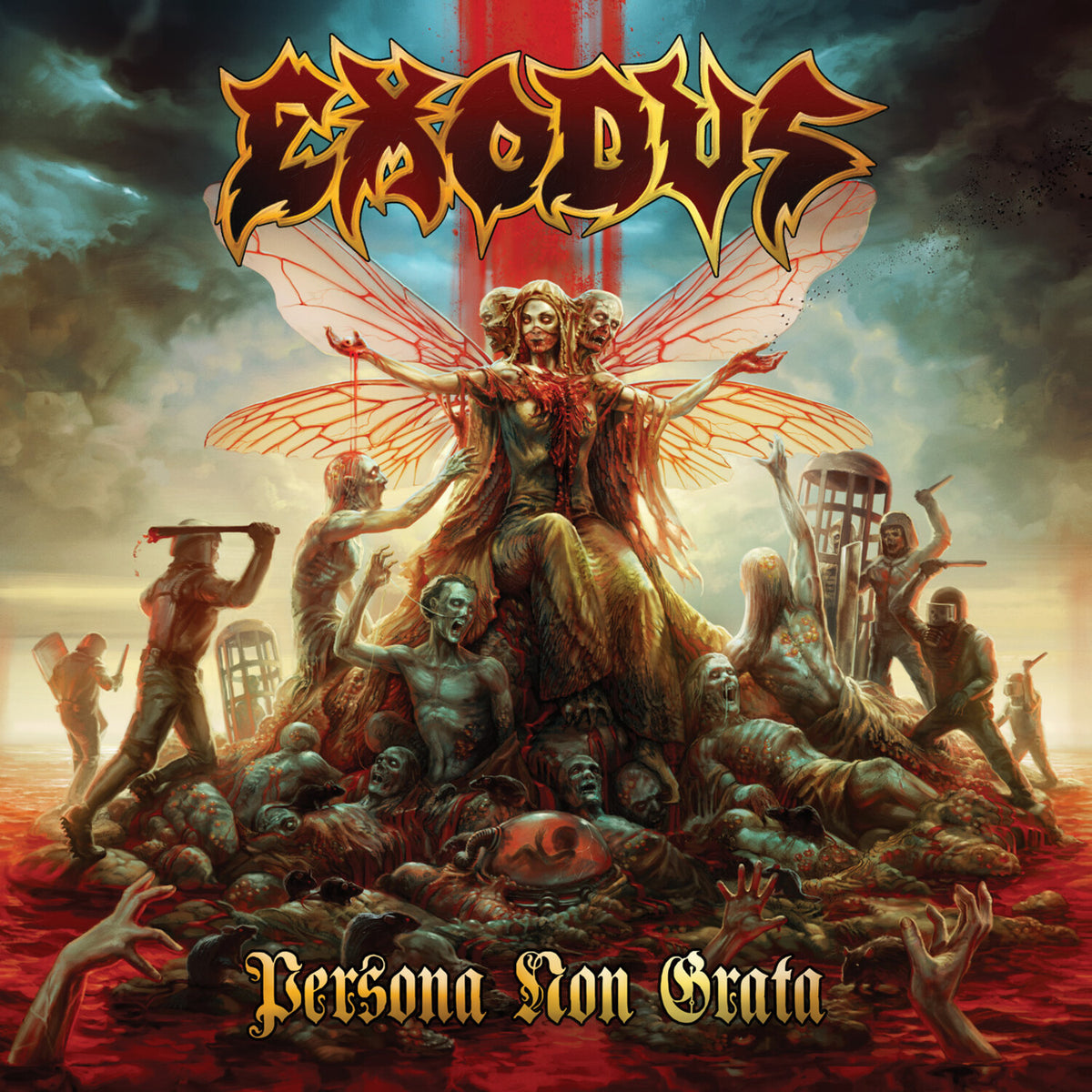 Exodus - Persona Non Grata (Clear with Gold, Black & Turquoise Splatter Vinyl) Vinyl > LP Nuclear Blast
