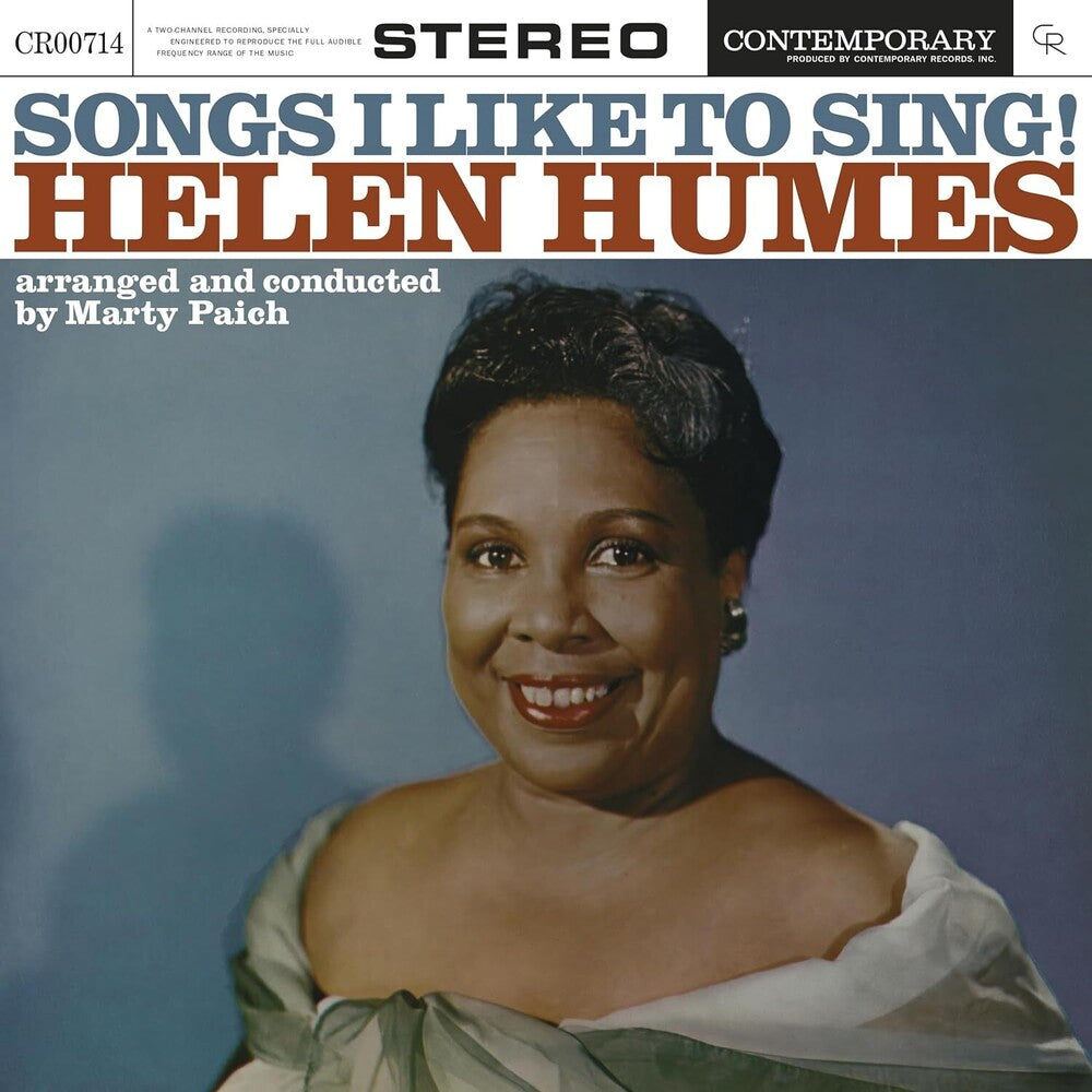 Helen Humes - Songs I Like To Sing! (Contemporary Records Acoustic Sounds Series) Vinyl > LP Craft Recordings