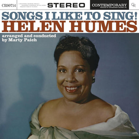 Helen Humes - Songs I Like To Sing! (Contemporary Records Acoustic Sounds Series) Vinyl > LP Craft Recordings