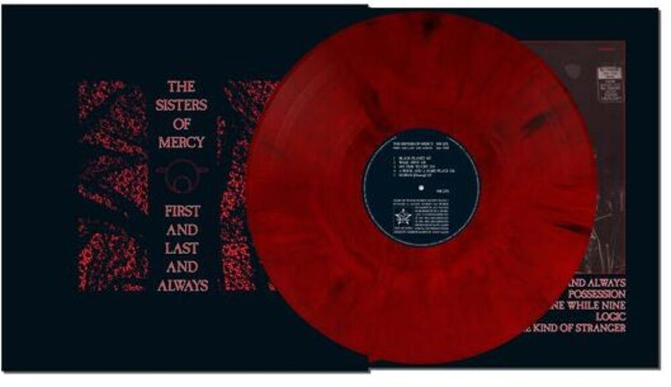 The Sisters Of Mercy - First And Last And Always (Black and Red Marble Vinyl, Elektra 75)
