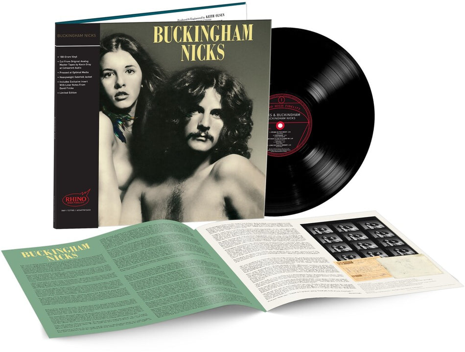 Buckingham Nicks - Buckingham Nicks (Rhino High Fidelity Un-numbered) Vinyl > LP Rhino NEW NEW