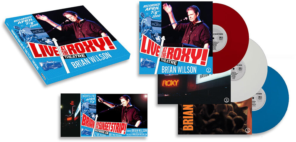Brian Wilson - Live at the Roxy Theatre (Red, White & Blue 3LP Box Set) Vinyl > Box Set Oglio Records