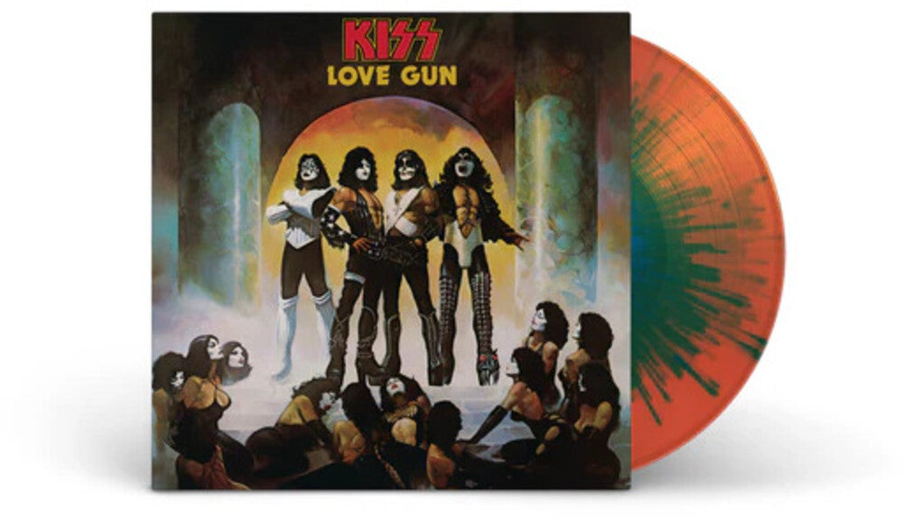 KISS - Love Gun (Tangerine & Aqua Splatter Vinyl)