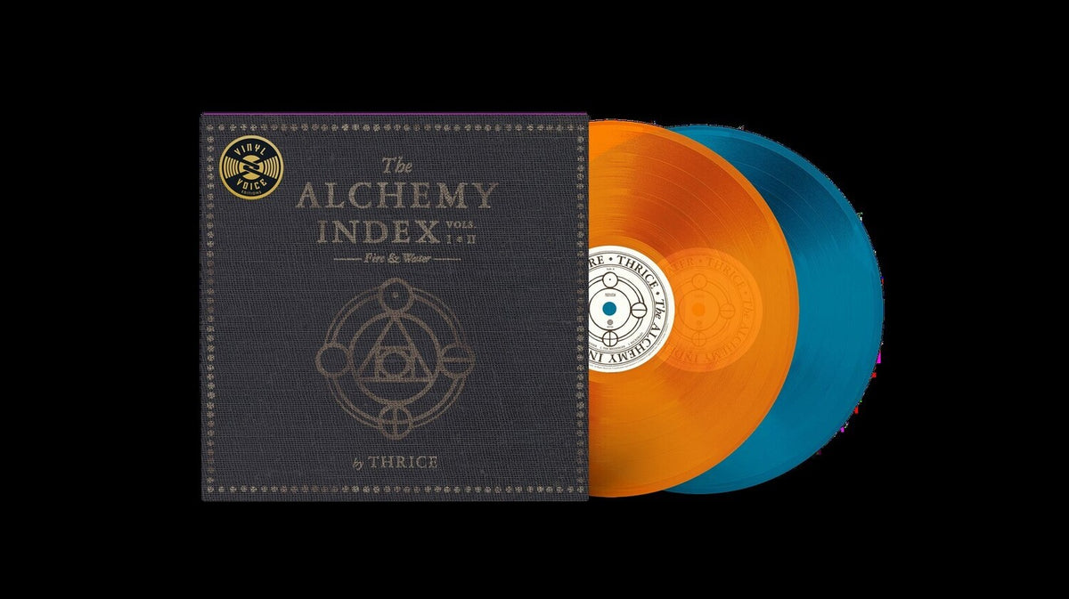 Thrice - The Alchemy Index Vols. I & II: Fire & Water (Orange & Sea Blue Vinyl) Vinyl > LP Vagrant Records NEW NEW