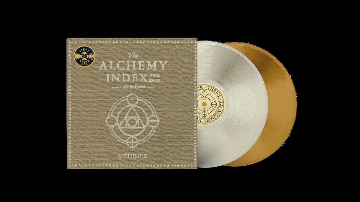 Thrice - The Alchemy Index Vols. III & IV: Air & Earth (Milky Clear & Tan Vinyl) Vinyl > LP Vagrant Records NEW NEW