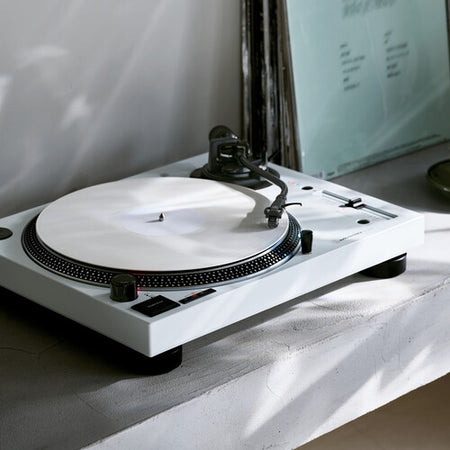 Audio-Technica AT-LP120XBT-USB Bluetooth USB Direct-Drive Turntable (Indie Exclusive, White) Misc Evergreen Vinyl