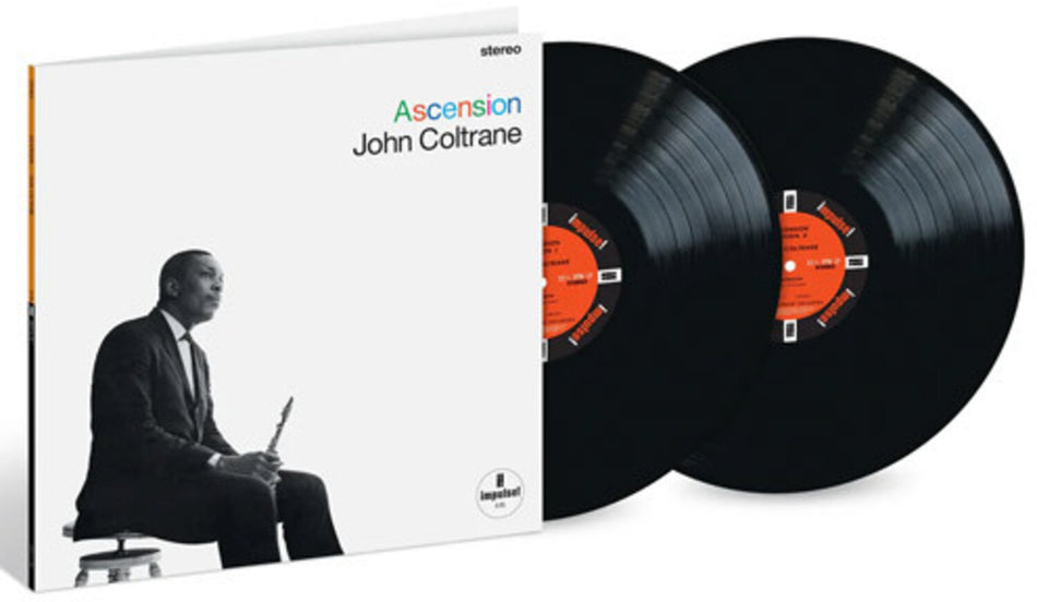 John Coltrane - Ascension: Edition I & II album cover and 180 gram 2LP packshot