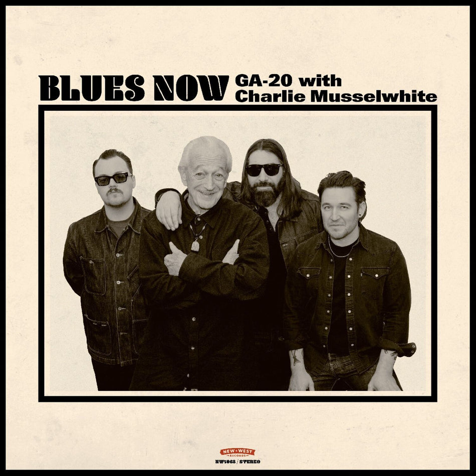 [PREORDER] GA-20 - Blues Now Preorder New West Records 2026 / US / LP, Red Splatter Vinyl Autographed NEW NEW