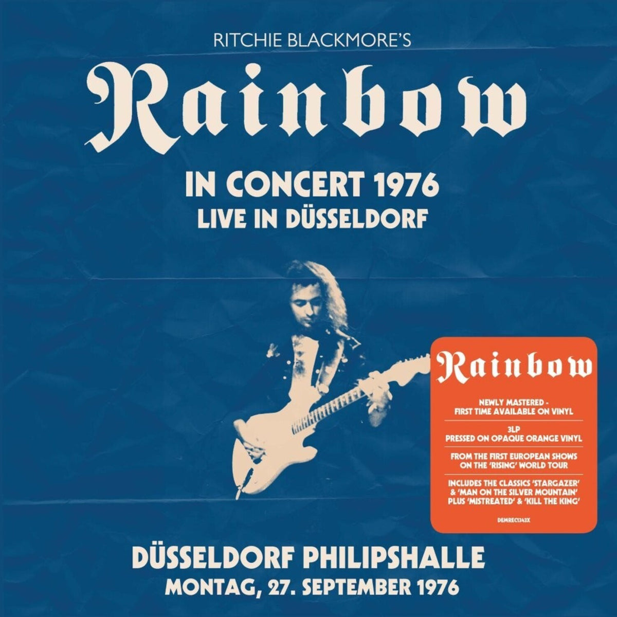[PREORDER] Ritchie Blackmore - Live In Dusseldorf 1976 Preorder Demon 2026 / GB / 3LP 140g Orange Colored Vinyl (Indie Exclusive) / Demon NEW NEW