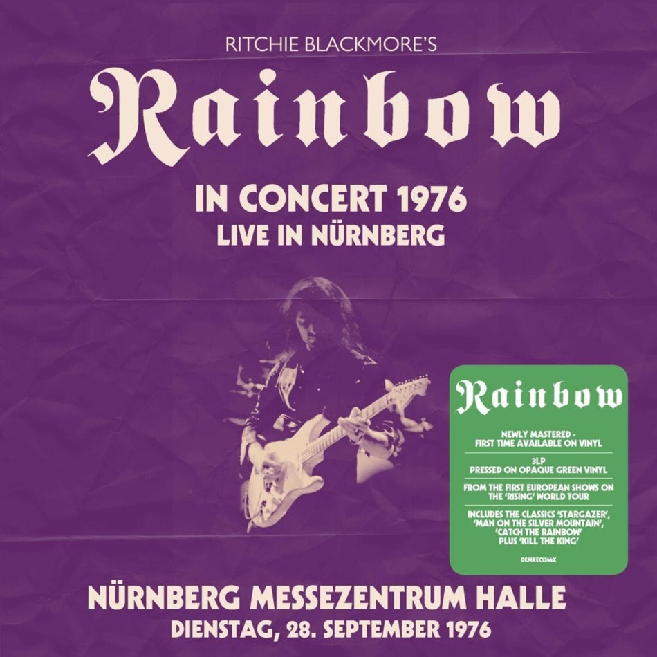 Rainbow - Live in Nürnberg 1976 (Indie Exclusive Green Vinyl) Vinyl Demon/edsel NEW NEW