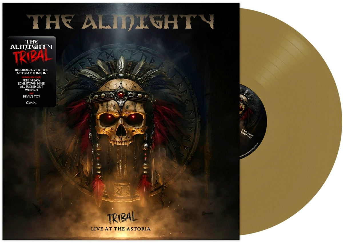 [PREORDER] The Almighty - Tribal Preorder Gemini Records 2026 / US / Indie Exclusive Gold Vinyl LP, Limited Edition / Gemini Records NEW NEW