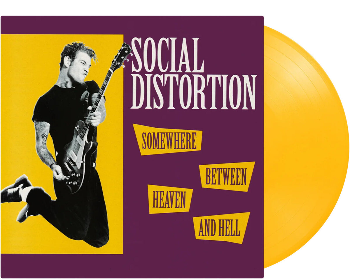 [PREORDER] Social Distortion - Somewhere Between Heaven & Hell Preorder Music on Vinyl 2026 / NL / 180g Yellow Vinyl, Limited Edition LP / Music on Vinyl NEW NEW